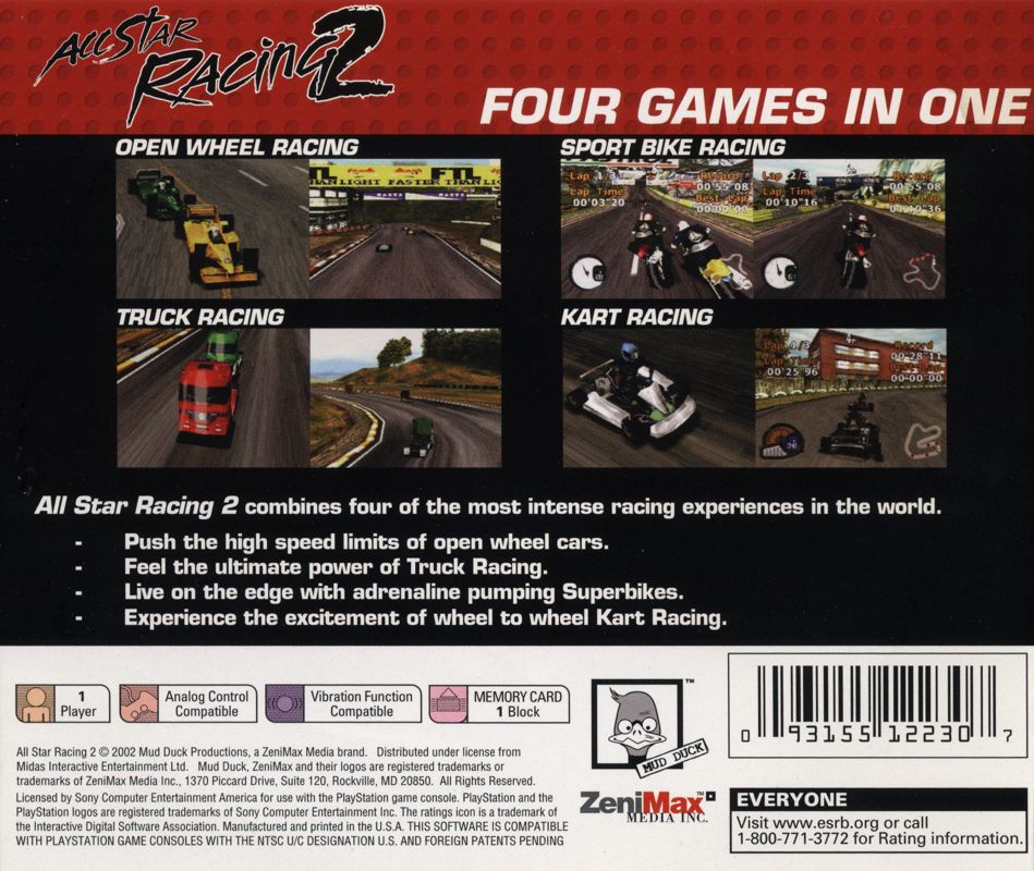 All Star Racing 2 - PlayStation