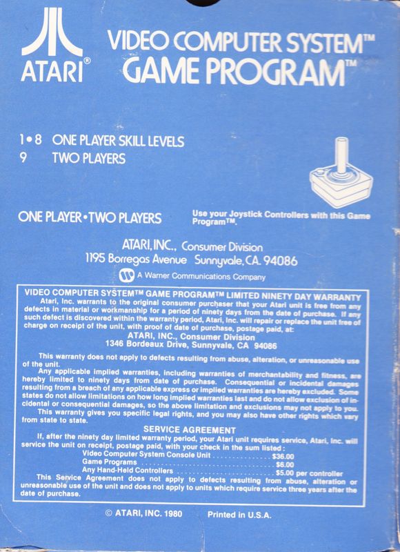 3-D Tic-Tac-Toe - Atari 2600