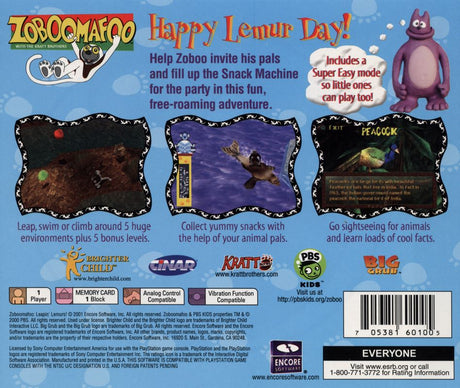 Zoboomafoo: Leapin' Lemurs! - PlayStation