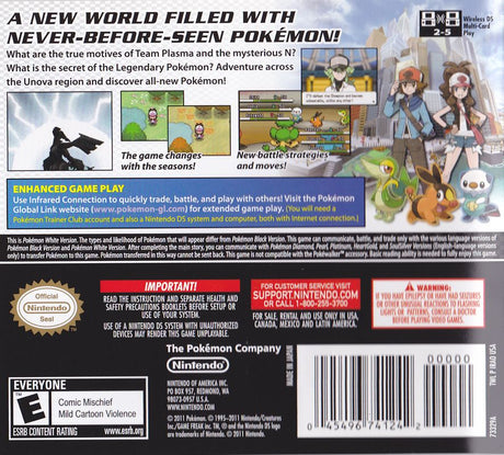 Pokemon White Version - Nintendo DS