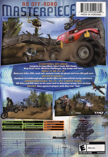 MX vs. ATV Unleashed - Xbox