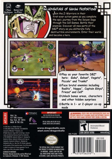 Dragon Ball Z: Sagas - GameCube