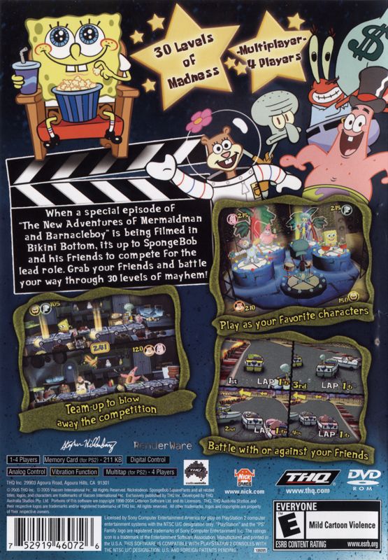 SpongeBob SquarePants: Lights, Camera, Pants! - PlayStation 2