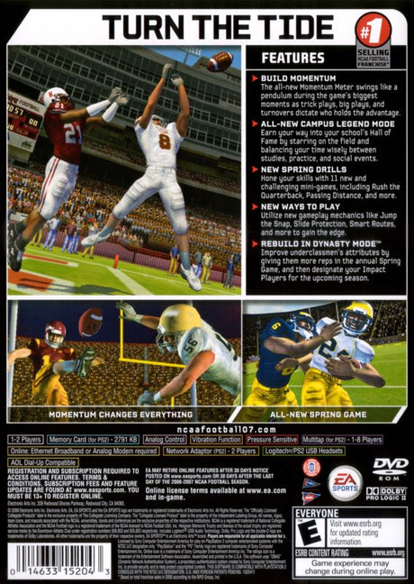 NCAA Football 07 - PlayStation 2
