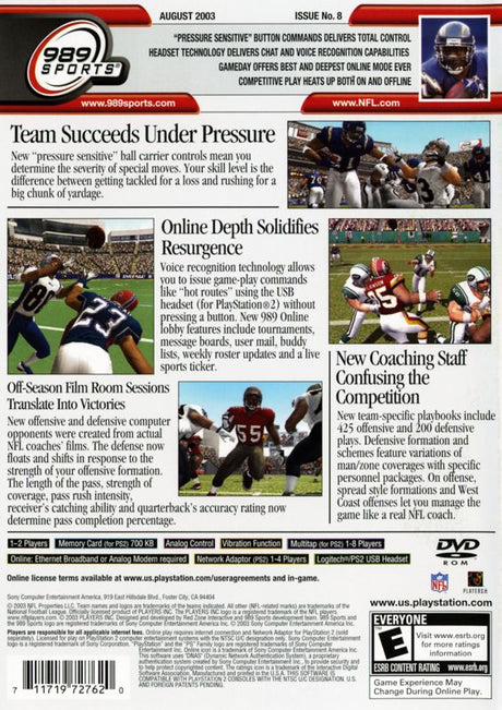 NFL Gameday 2004 - PlayStation 2