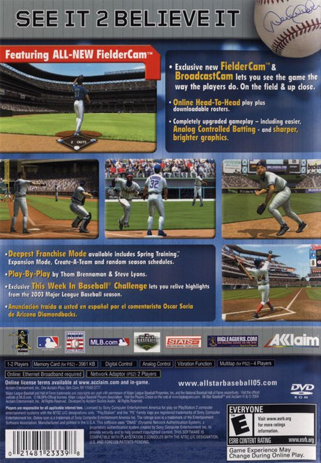 All-Star Baseball 2005 - PlayStation 2