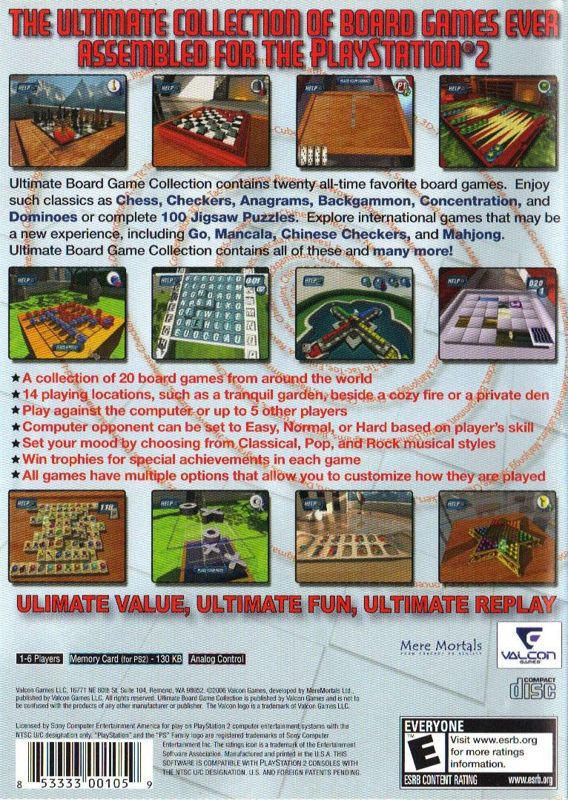 Ultimate Board Game Collection - PlayStation 2