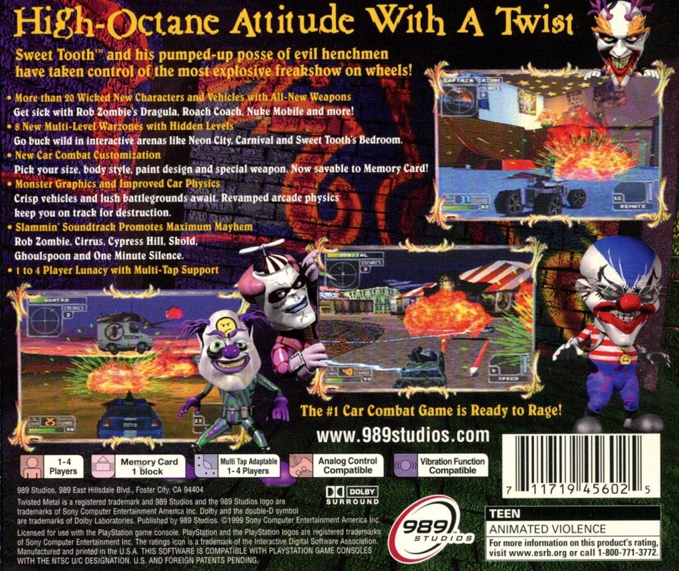 Twisted Metal 4 - PlayStation
