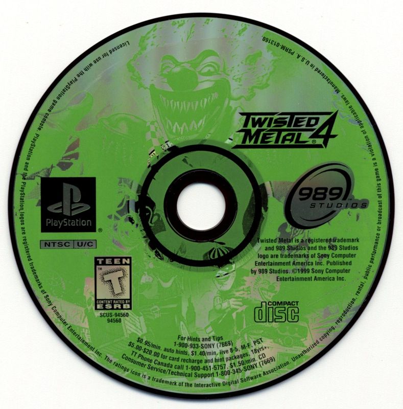 Twisted Metal 4 - PlayStation