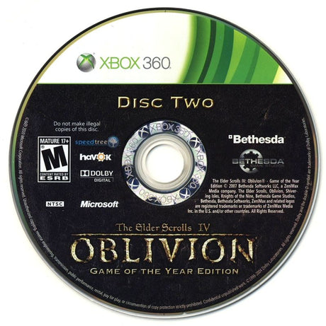 Elder Scrolls IV: Oblivion - Game of the Year Edition - Xbox 360