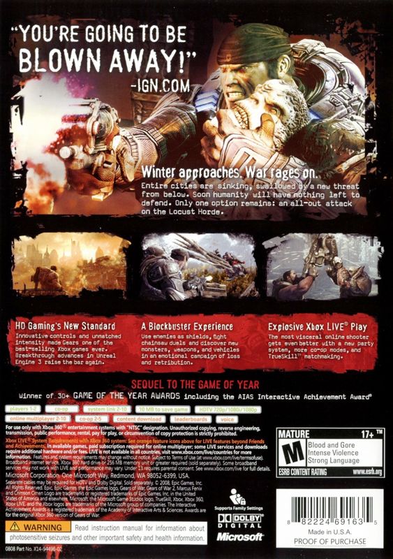 Gears of War 2 - Xbox 360