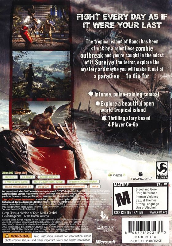 Dead Island - Xbox 360
