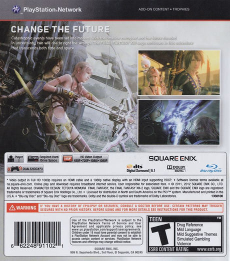 Final Fantasy XIII-2 - PlayStation 3