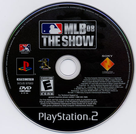 MLB 08: The Show - PlayStation 2