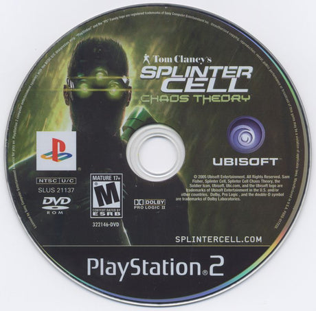 Tom Clancy's Splinter Cell: Chaos Theory - PlayStation 2