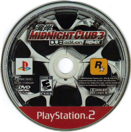 Midnight Club 3: DUB Edition Remix - PlayStation 2