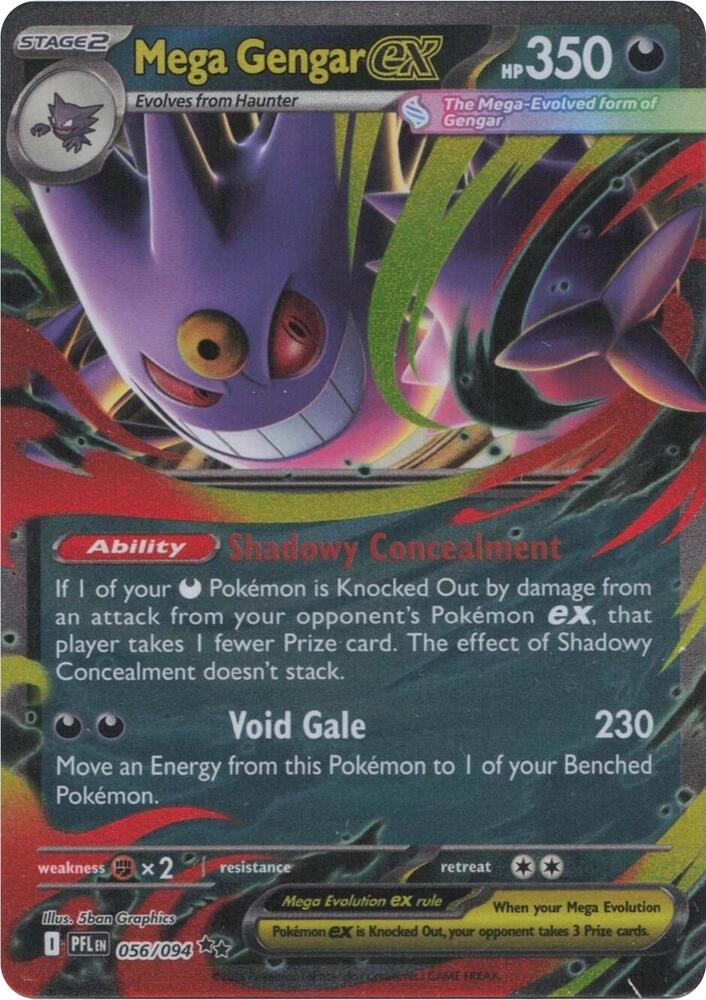 Mega Gengar ex (056/094) [ME02: Phantasmal Flames]