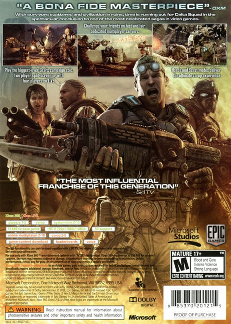 Gears of War 3 - Xbox 360