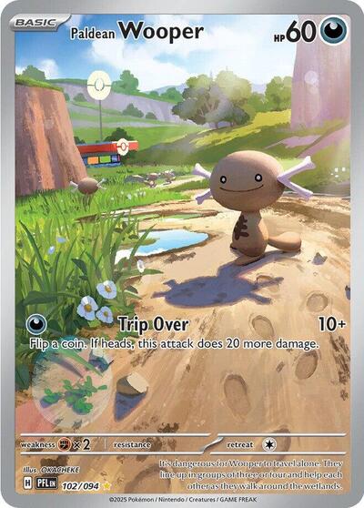 Paldean Wooper (102/094) [ME02: Phantasmal Flames]