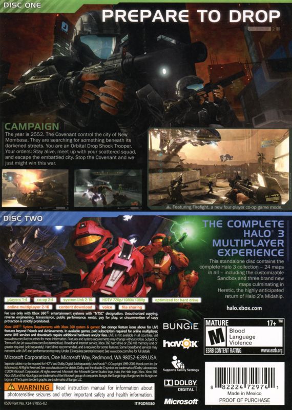 Halo 3: ODST - Xbox 360