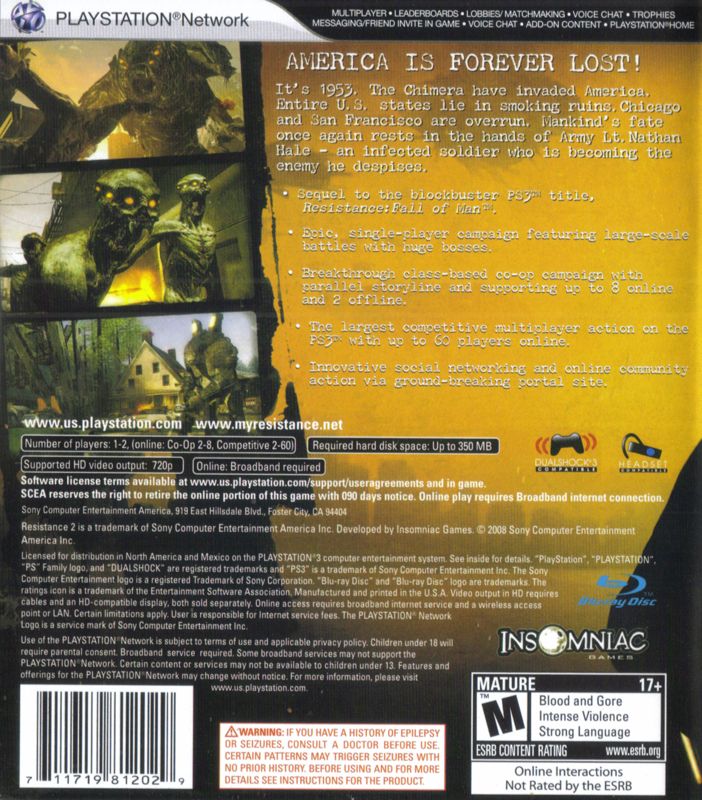 Resistance 2 - PlayStation 3