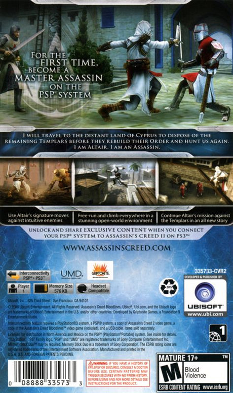 Assassin's Creed: Bloodlines - PSP