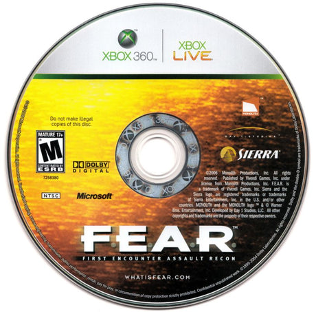 F.E.A.R.: First Encounter Assault Recon - Xbox 360