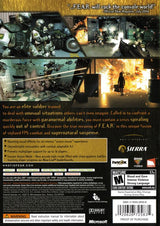 F.E.A.R.: First Encounter Assault Recon - Xbox 360