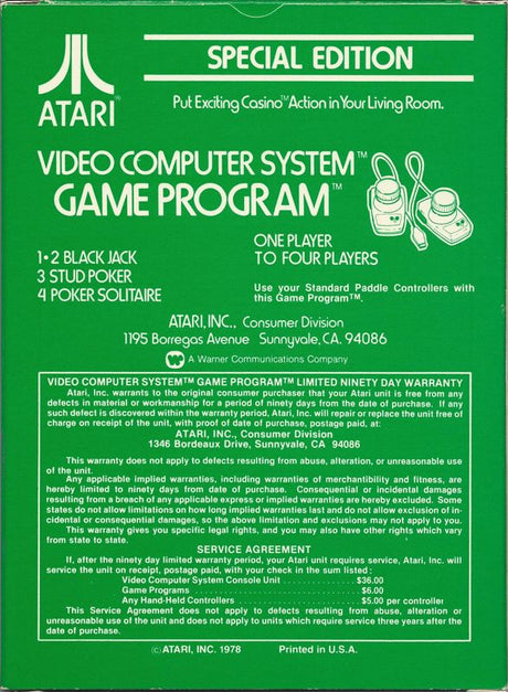 Casino - Atari 2600