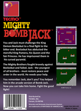 Mighty Bomb Jack - NES