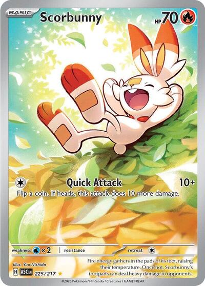 Scorbunny - (225/217) [ME: Ascended Heroes]
