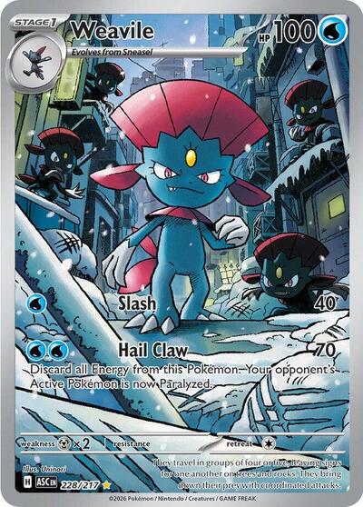 Weavile - 228/217 (228/217) [ME: Ascended Heroes]