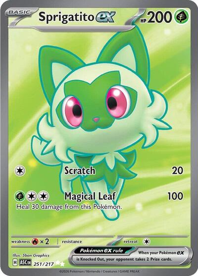 Sprigatito ex (251/217) [ME: Ascended Heroes]