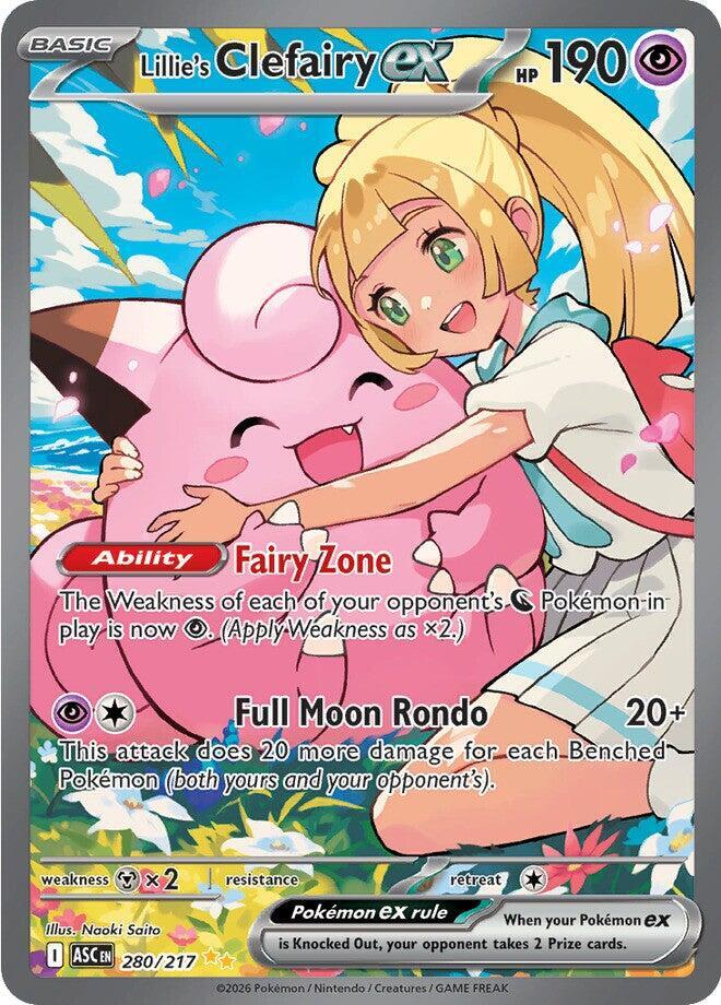Lillie's Clefairy ex - 280/217 (280/217) [ME: Ascended Heroes]