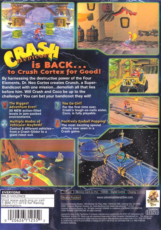 Crash Bandicoot: The Wrath of Cortex - PlayStation 2