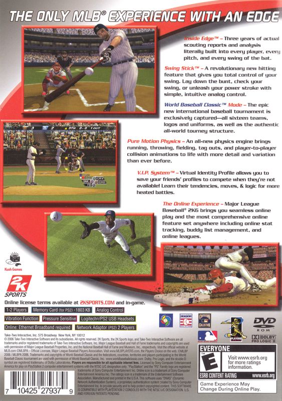Major League Baseball 2K6 - PlayStation 2