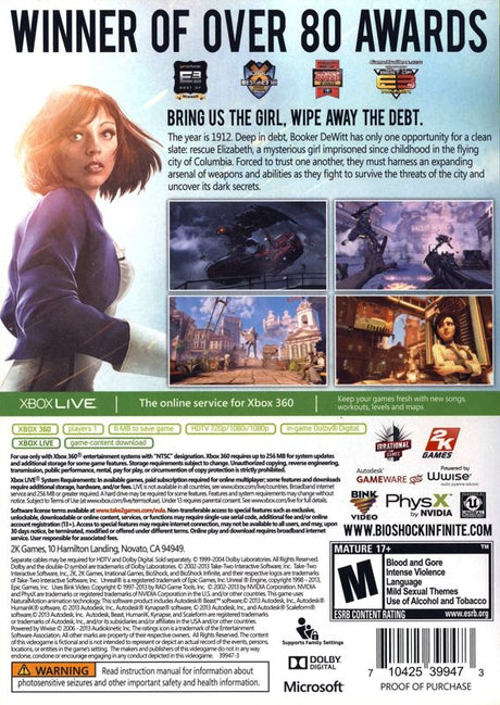 BioShock Infinite - Xbox 360
