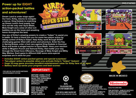 Kirby Super Star - Super Nintendo