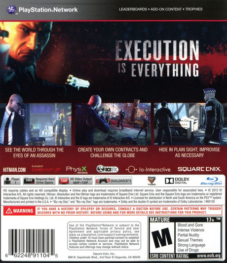 Hitman: Absolution - PlayStation 3