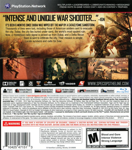 Spec Ops: The Line - PlayStation 3
