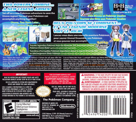 Pokemon Black Version 2 - Nintendo DS