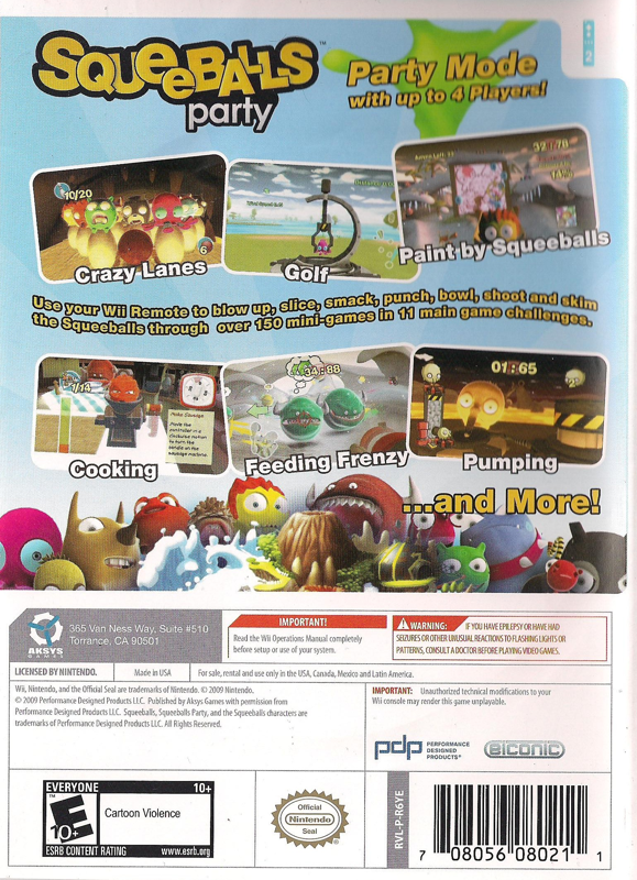 Squeeballs Party - Wii