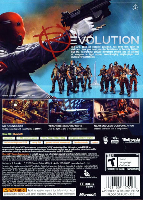 Brink - Xbox 360