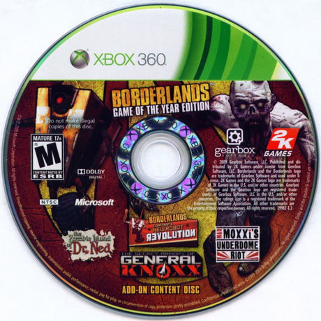 Borderlands: Game of the Year Edition - Xbox 360