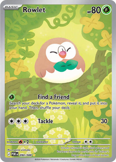 Rowlet - 090/088 (090/088) [ME03: Perfect Order]
