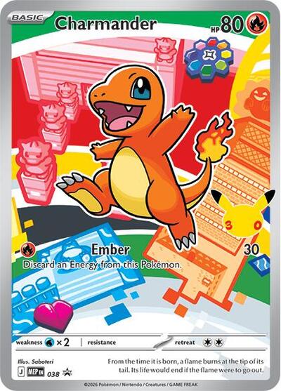 Charmander - 038 (038) [ME: Mega Evolution Promo]