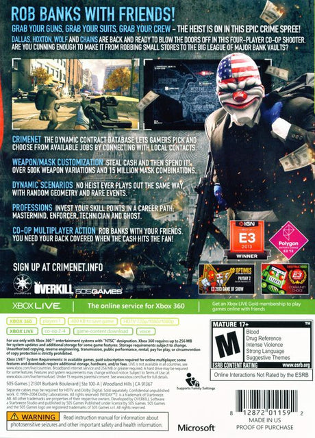 Payday 2 - Xbox 360