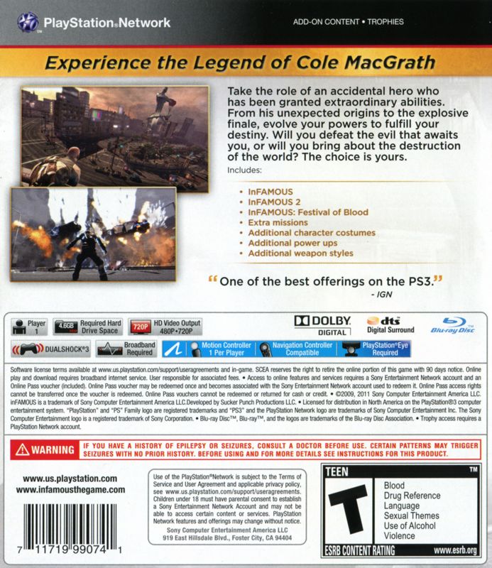 inFAMOUS Collection - PlayStation 3
