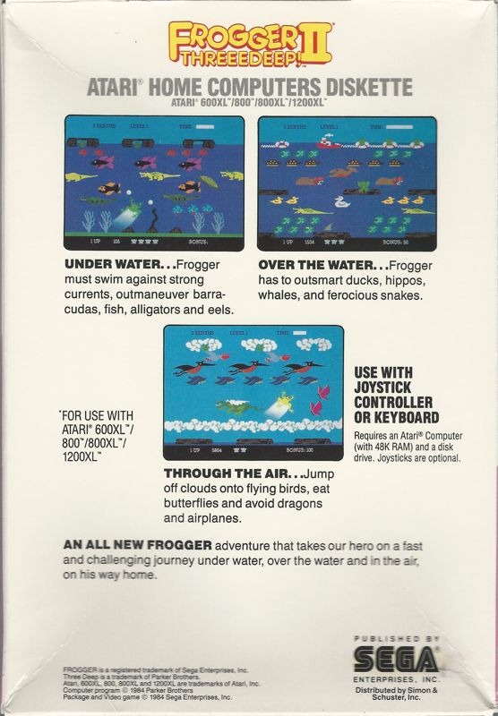 Frogger II: ThreeeDeep! - Atari 2600