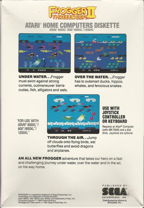 Frogger II: ThreeeDeep! - Atari 2600